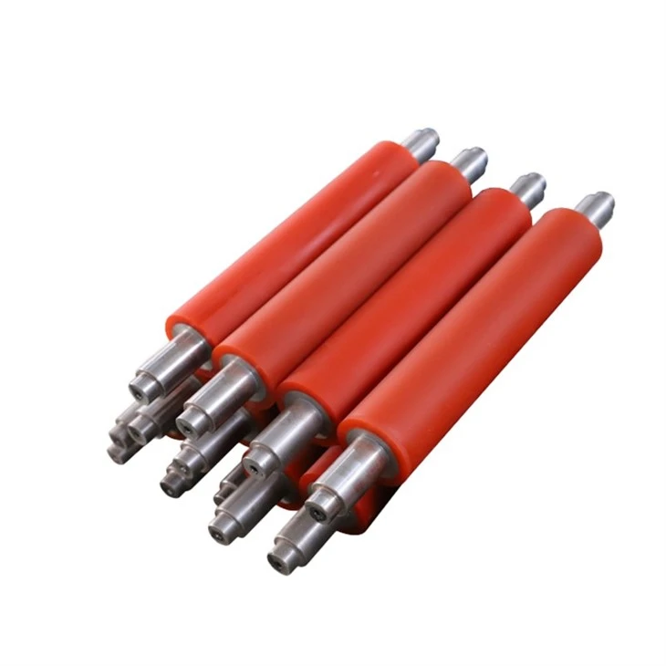 Polyurethane Coated Rubber Urethane Rollers Polyurethane Coated Rubber Urethane Rollers
